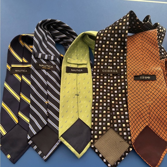 Elegant Men's Tie Collection - Multi-Color Set (5) - Picture 2 of 2